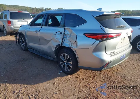 2021 Toyota Highlander Xle из США, поврежденный, VIN 5TDGZRAHXMS520061